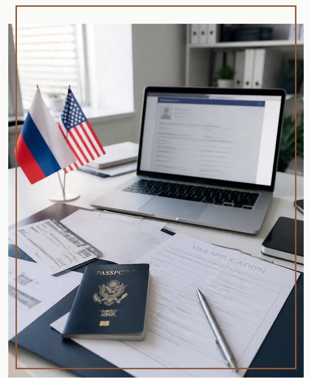 Оформление визы в США для туристов и бизнеса в Угличе